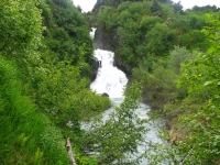 Nice waterfall along the Johnson Pass Trail